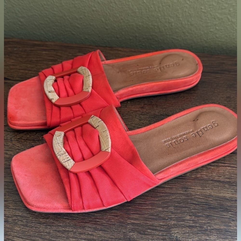 Gentle souls sandal slides